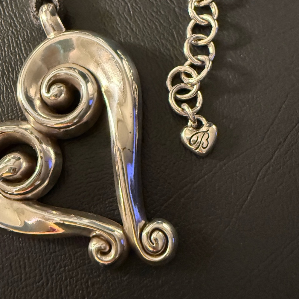 Brighton Triple Strand Silver Heart Necklace - Picture 3 of 3